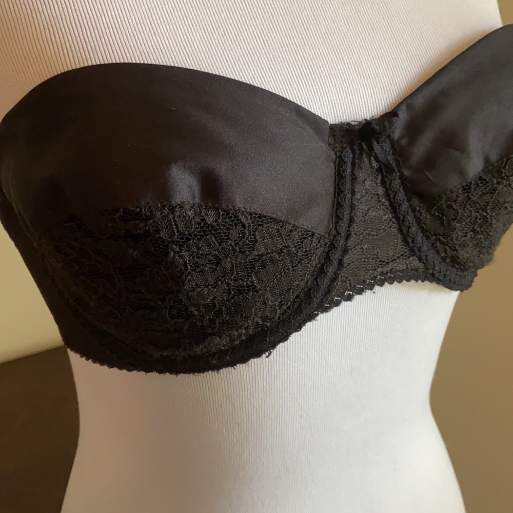 Black strapless bra 34C new - Picture 2 of 5